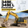 Caterpillar CAT 349E, 349E L Excavator Service Repair Manual (SPG00001 and up)