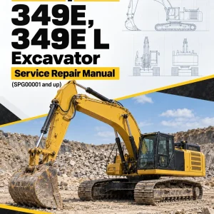 Caterpillar CAT 349E, 349E L Excavator Service Repair Manual (SPG00001 and up)