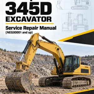 Caterpillar CAT 345D Excavator Service Repair Manual (NEG00001 and up)