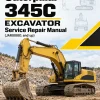 Caterpillar CAT 345C Excavator Service Repair Manual (JAR00001 and up)