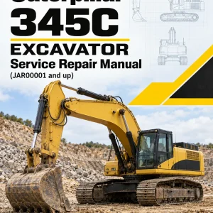 Caterpillar CAT 345C Excavator Service Repair Manual (JAR00001 and up) Caterpillar CAT 345C Excavator Service Repair Manual (JAR00001 and up)