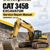 Caterpillar CAT 345B Excavator Service Repair Manual (6MW00001 and up)
