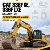 Caterpillar CAT 336F XE, 336F LXE Excavator Service Repair Manual (NAJ00001 and up)