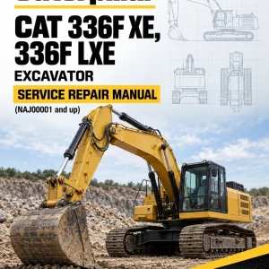 Caterpillar CAT 336F XE, 336F LXE Excavator Service Repair Manual (NAJ00001 and up)