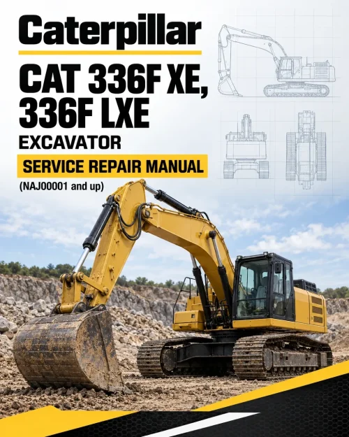 Caterpillar CAT 336F XE, 336F LXE Excavator Service Repair Manual (NAJ00001 and up)