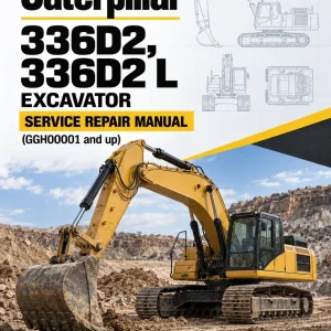 Caterpillar CAT 336D2, 336D2 L Excavator Service Repair Manual (GGH00001 and up)