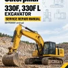 Caterpillar CAT 330F, 330F L Excavator Service Repair Manual (GHT00001 and up)
