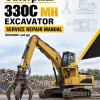 Caterpillar CAT 330C MH Excavator Service Repair Manual (D3C00001 and up)