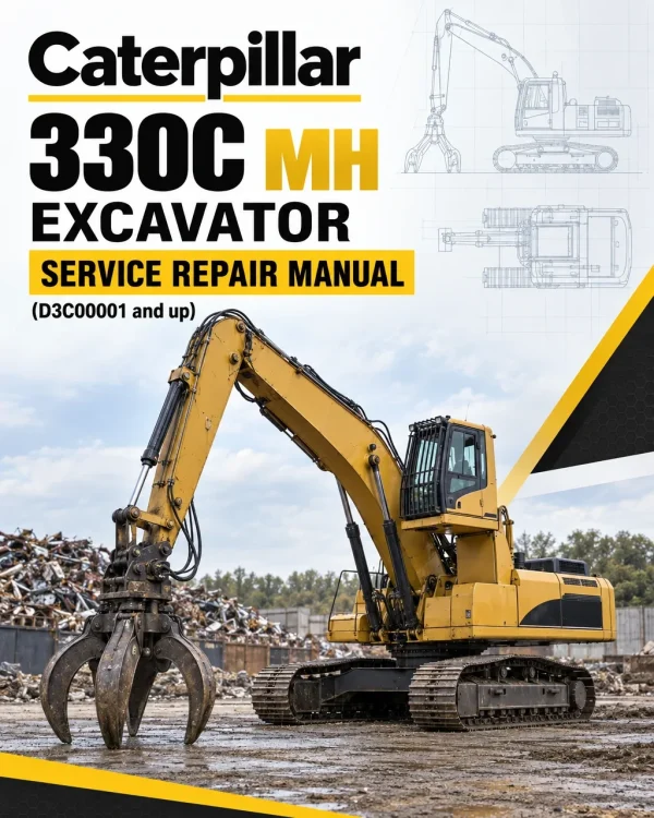Caterpillar CAT 330C MH Excavator Service Repair Manual (D3C00001 and up)
