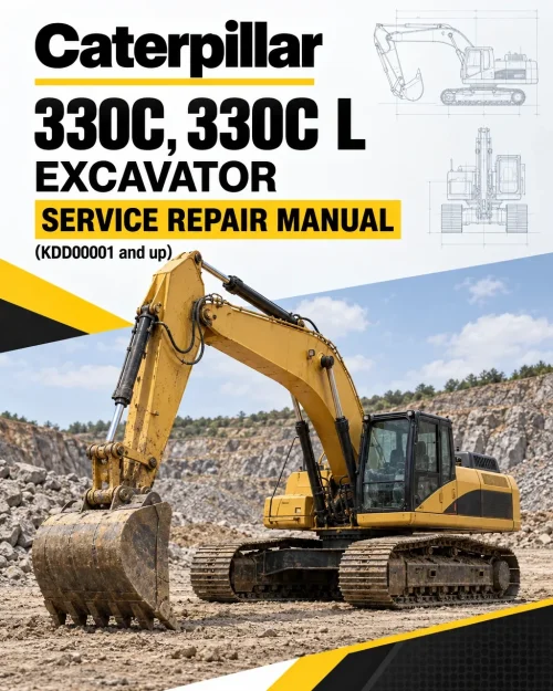 Caterpillar CAT 330C, 330C L Excavator Service Repair Manual (KDD00001 and up)