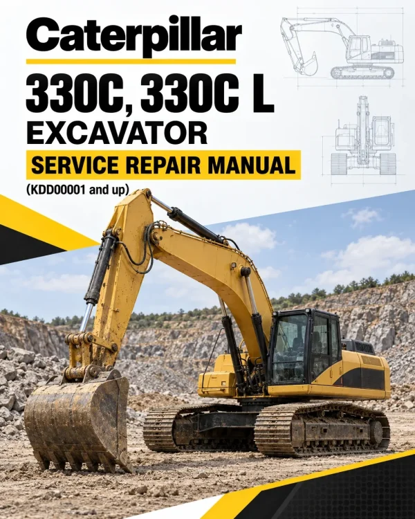 Caterpillar CAT 330C, 330C L Excavator Service Repair Manual (KDD00001 and up)