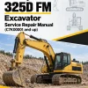 Caterpillar CAT 325D FM Excavator Service Repair Manual (C7K00001 and up)