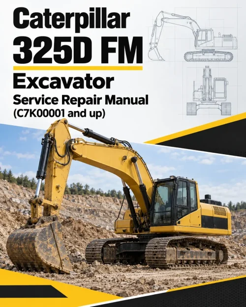 Caterpillar CAT 325D FM Excavator Service Repair Manual (C7K00001 and up)
