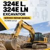 Caterpillar CAT 324E L, 324E LN Excavator Service Repair Manual (TLF00001 and up) Caterpillar CAT 324E L, 324E LN Excavator Service Repair Manual (TLF00001 and up)