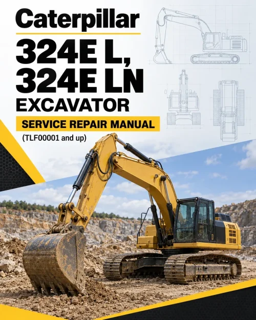 Caterpillar CAT 324E L, 324E LN Excavator Service Repair Manual (TLF00001 and up)