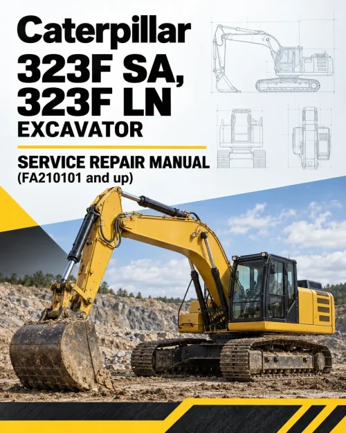 Caterpillar CAT 323F SA, 323F LN Excavator Service Repair Manual (FA210101 and up)