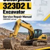 Caterpillar CAT 323D2 L Excavator Service Repair Manual (XBK00001 and up)