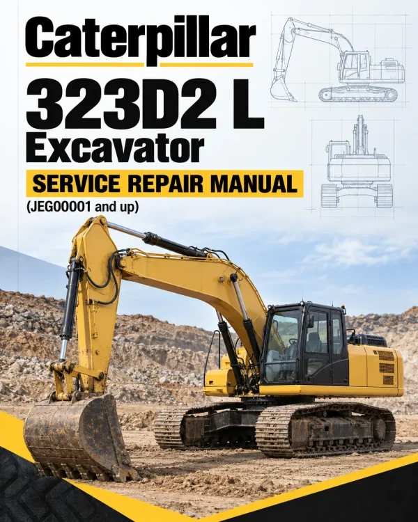 Caterpillar CAT 323D2 L Excavator Service Repair Manual (JEG00001 and up) Caterpillar CAT 323D2 L Excavator Service Repair Manual (JEG00001 and up)