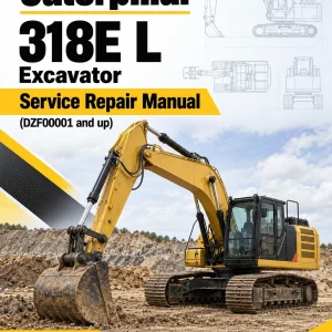 Caterpillar CAT 318E L Excavator Service Repair Manual (DZF00001 and up)