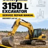 Caterpillar CAT 315D L Excavator Service Repair Manual (KBD00001 and up)
