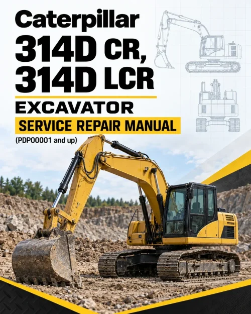 Caterpillar CAT 314D CR, 314D LCR Excavator Service Repair Manual (PDP00001 and up) Caterpillar CAT 314D CR, 314D LCR Excavator Service Repair Manual (PDP00001 and up)
