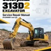 Caterpillar CAT 313D2 Excavator Service Repair Manual (PLD00001 and up)