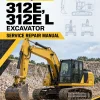 Caterpillar CAT 312E, 312E L Excavator Service Repair Manual (PZL00001 and up) Caterpillar CAT 312E, 312E L Excavator Service Repair Manual (PZL00001 and up)