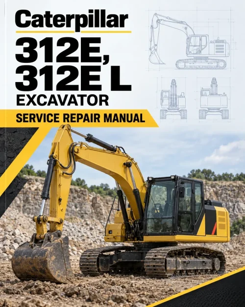 Caterpillar CAT 312E, 312E L Excavator Service Repair Manual (PZL00001 and up) Caterpillar CAT 312E, 312E L Excavator Service Repair Manual (PZL00001 and up)