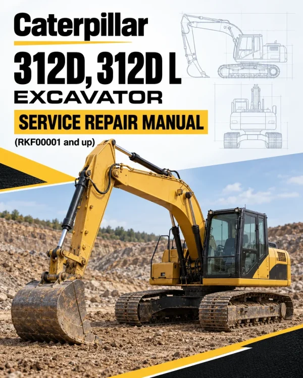 Caterpillar CAT 312D, 312D L Excavator Service Repair Manual (RKF00001 and up) Caterpillar CAT 312D, 312D L Excavator Service Repair Manual (RKF00001 and up)