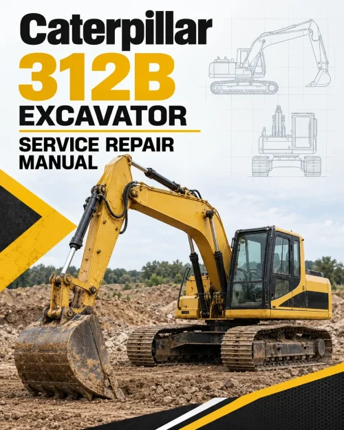 Caterpillar CAT 312B Excavator Service Repair Manual (9HR00001 and up)