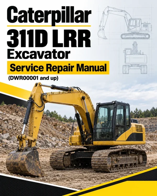 Caterpillar CAT 311D LRR Excavator Service Repair Manual (DWR00001 and up)