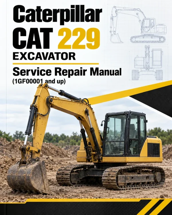 Caterpillar CAT 229 Excavator Service Repair Manual (1GF00001 and up) Caterpillar CAT 229 Excavator Service Repair Manual (1GF00001 and up)