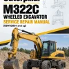 Caterpillar CAT M322C Wheeled Excavator Service Repair Manual (BDY02001 and up)