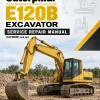 Caterpillar CAT E120B Excavator Service Repair Manual (6JF00001 and up)