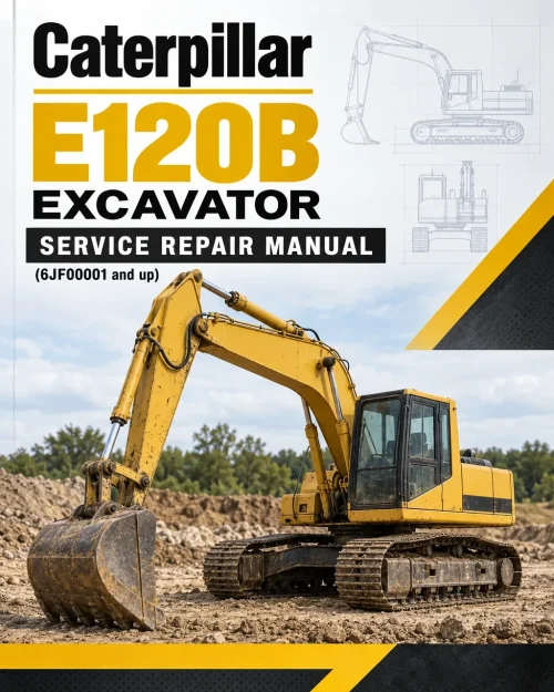 Caterpillar CAT E120B Excavator Service Repair Manual (6JF00001 and up)