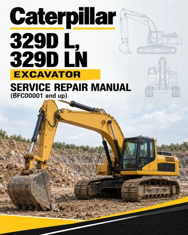 Caterpillar CAT 329D L, 329D LN Excavator Service Repair Manual (BFC00001 and up)