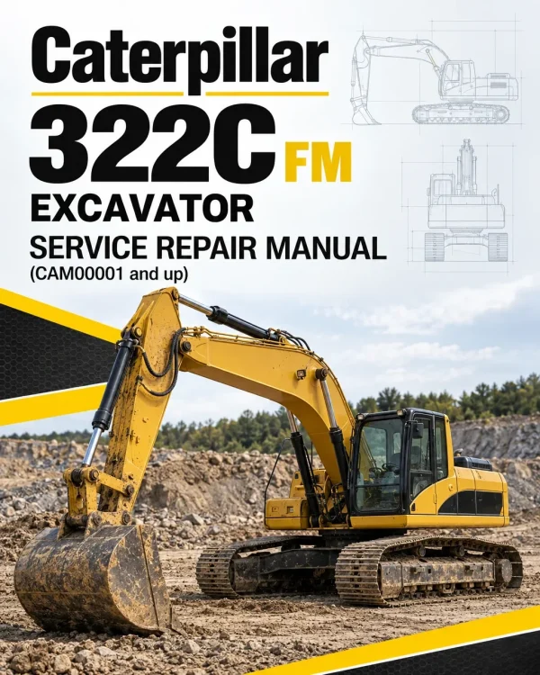 Caterpillar CAT 322C FM Excavator Service Repair Manual (CAM00001 and up)
