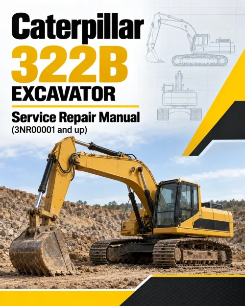 Caterpillar CAT 322B Excavator Service Repair Manual (3NR00001 and up)