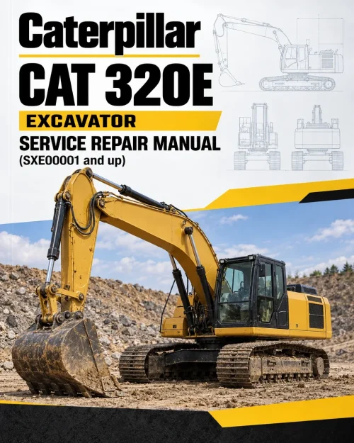 Caterpillar CAT 320E Excavator Service Repair Manual (SXE00001 and up)