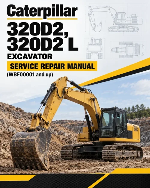 Caterpillar CAT 320D2, 320D2 L Excavator Service Repair Manual (WBF00001 and up)