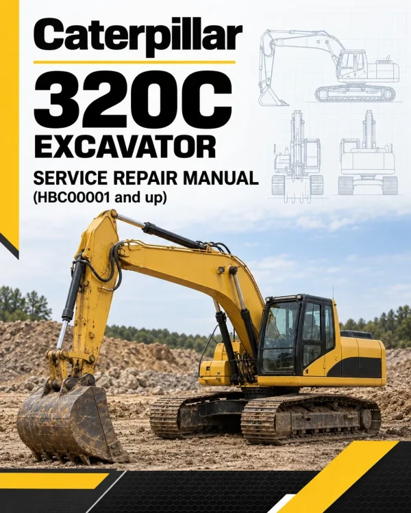 Caterpillar CAT 320C Excavator Service Repair Manual (HBC00001 and up)