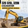 Caterpillar CAT 320 320L, 320N Excavator Service Repair Manual (9WG00001 till 00722)