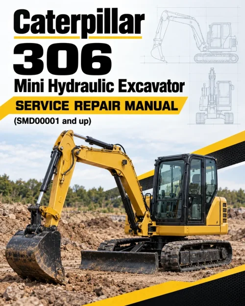 Caterpillar CAT 306 Mini Hydraulic Excavator Service Repair Manual (SMD00001 and up)