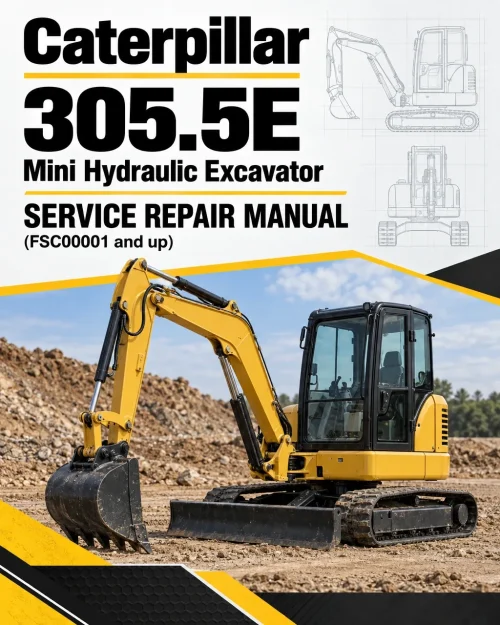 Caterpillar CAT 305.5E Mini Hydraulic Excavator Service Repair Manual (FSC00001 and up) Caterpillar CAT 305.5E Mini Hydraulic Excavator Service Repair Manual (FSC00001 and up)