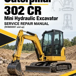 Caterpillar CAT 302 CR Mini Hydraulic Excavator Service Repair Manual (RHM00001 and up) Caterpillar CAT 302 CR Mini Hydraulic Excavator Service Repair Manual (RHM00001 and up)