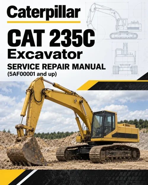 Caterpillar CAT 235C Excavator Service Repair Manual (5AF00001 and up) Caterpillar CAT 235C Excavator Service Repair Manual (5AF00001 and up)