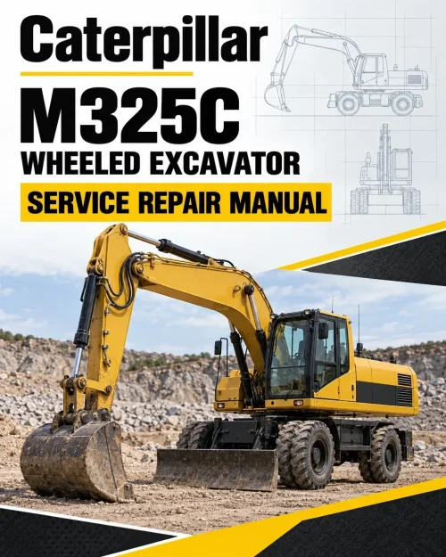 Caterpillar CAT M325C Wheeled Excavator Service Repair Manual (PAN00001 and up)
