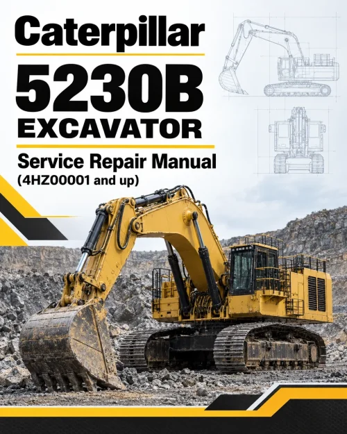 Caterpillar CAT 5230B Excavator Service Repair Manual (4HZ00001 and up) Caterpillar CAT 5230B Excavator Service Repair Manual (4HZ00001 and up)