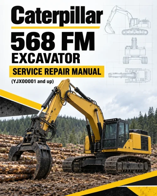 Caterpillar CAT 568 FM Excavator Service Repair Manual (YJX00001 and up)