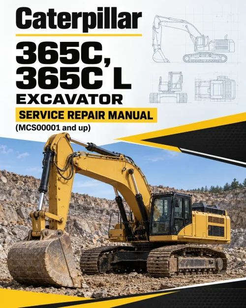 Caterpillar CAT 365C, 365C L Excavator Service Repair Manual (MCS00001 and up) Caterpillar CAT 365C, 365C L Excavator Service Repair Manual (MCS00001 and up)